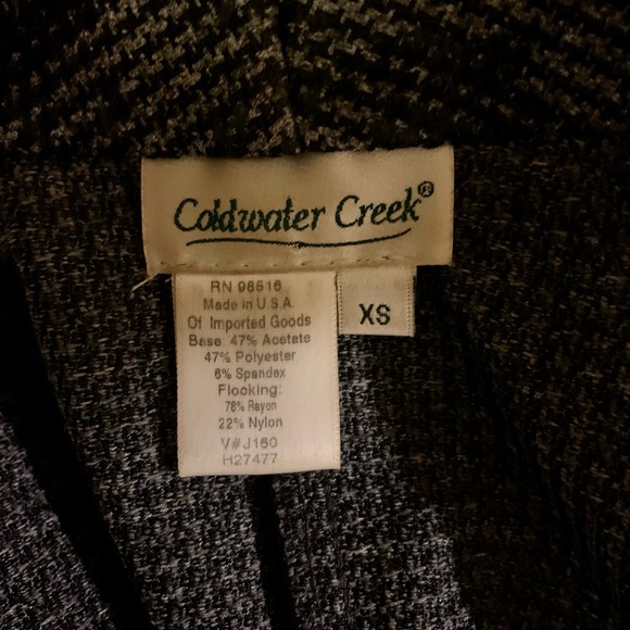 LN DARLING COLDWATER CREEK PEPLIN LONG SLEEVE JACKET. SAYS SZ XS BUT IS A SM. - Picture 8 of 8